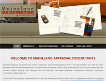 Tablet Screenshot of mainelandconsultants.com